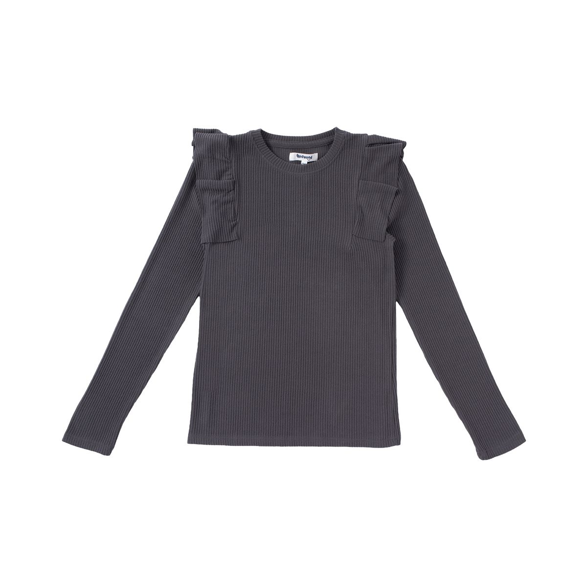 REDWOOD - Polo Manga Larga Ruffle Teen Niña Redwood