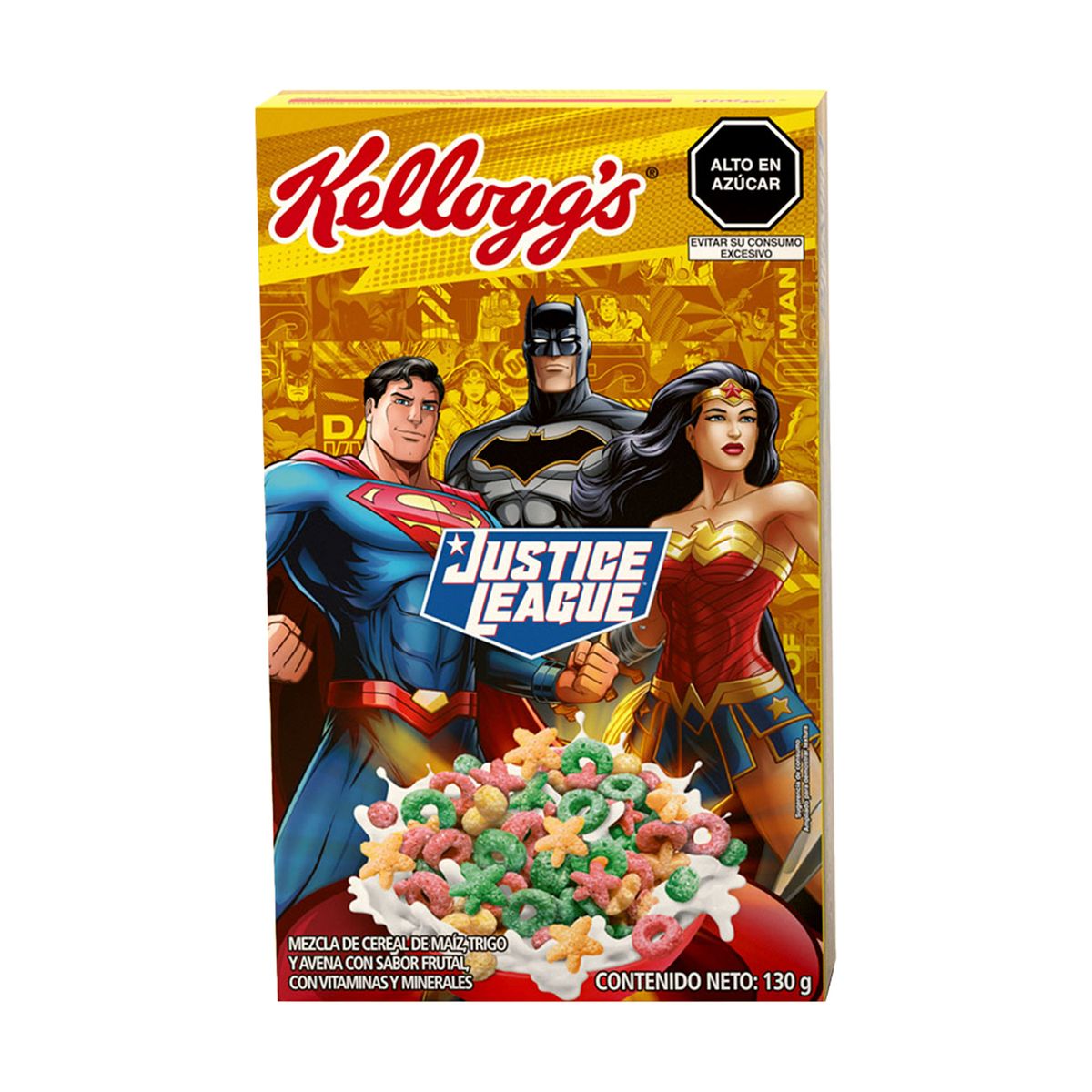 KELLOGGS - Cereal Kelloggs Liga de la Justicia Caja 130 g