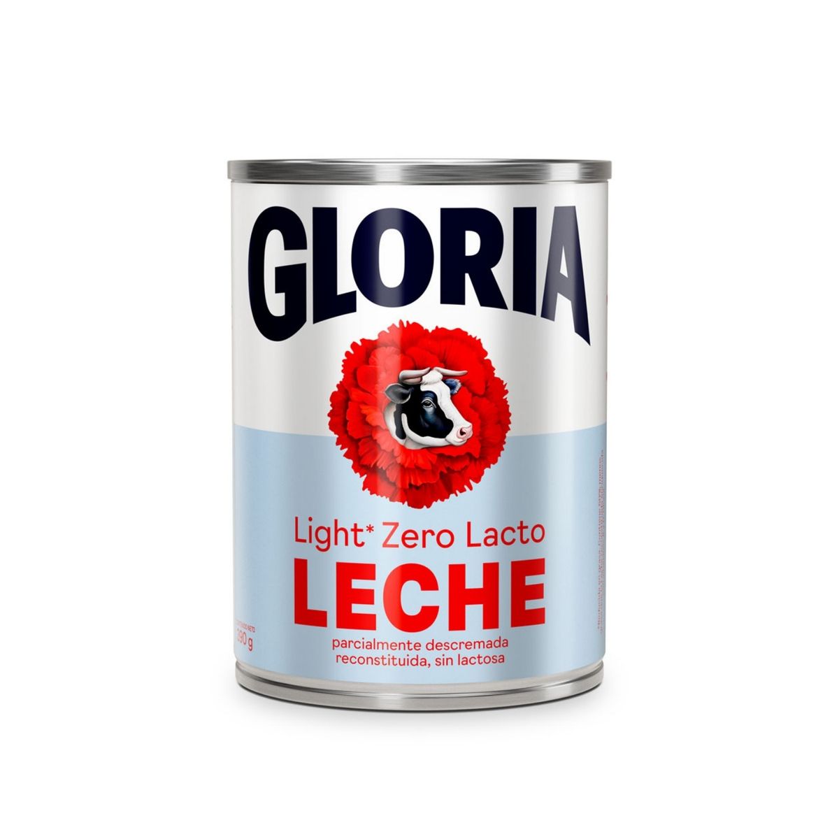 GLORIA - Leche Light Gloria Zero Lacto Lata 390 g