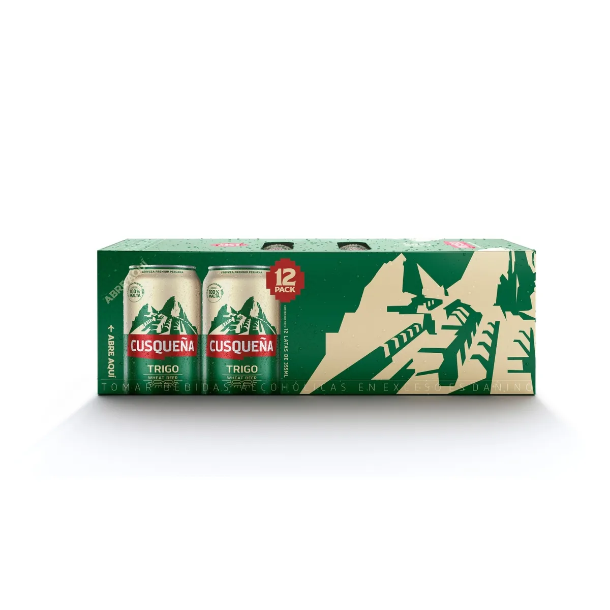 CUSQUENA - Cerveza Cusqueña Trigo Pack 12 Latas 355 mL