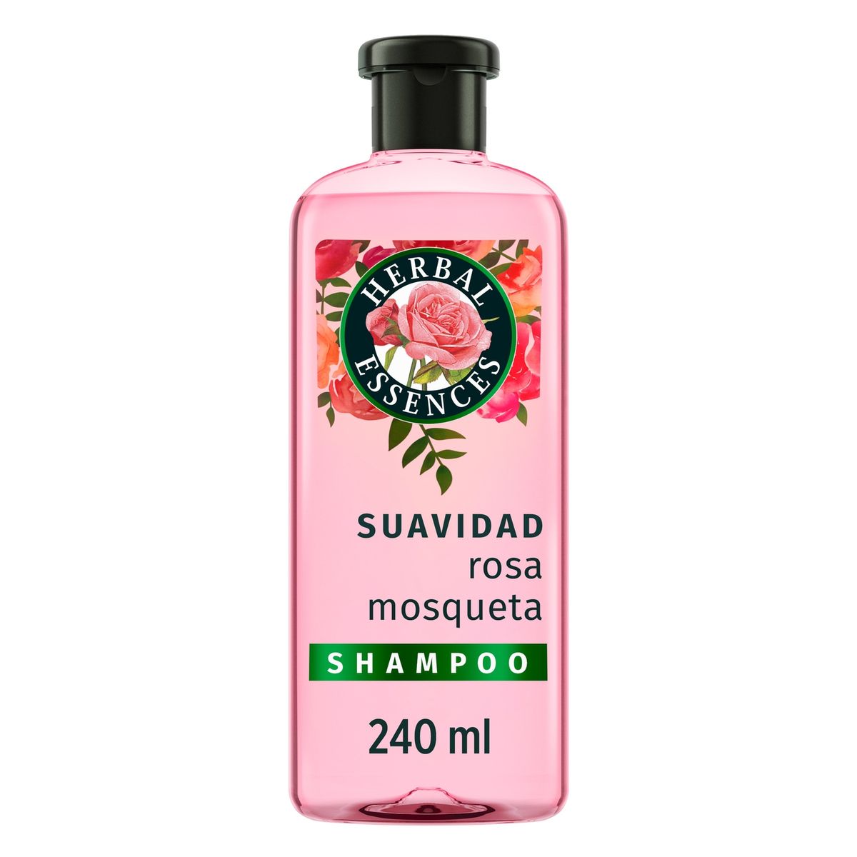 HERBAL ESSENCES - Shampoo Suavidad Rosa Mosqueta Herbal Essences Botella 240 mL