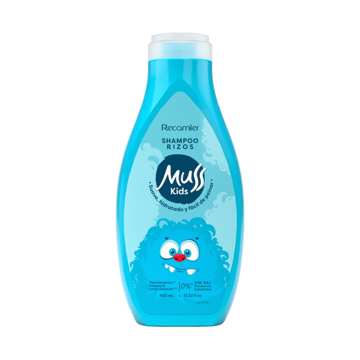 MUSS - Shampoo Muss Kids Rizos Envase 400 mL
