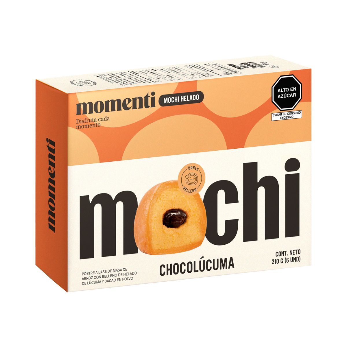 MOMENTI - Mochi Momenti Chocolucuma Caja 210 g