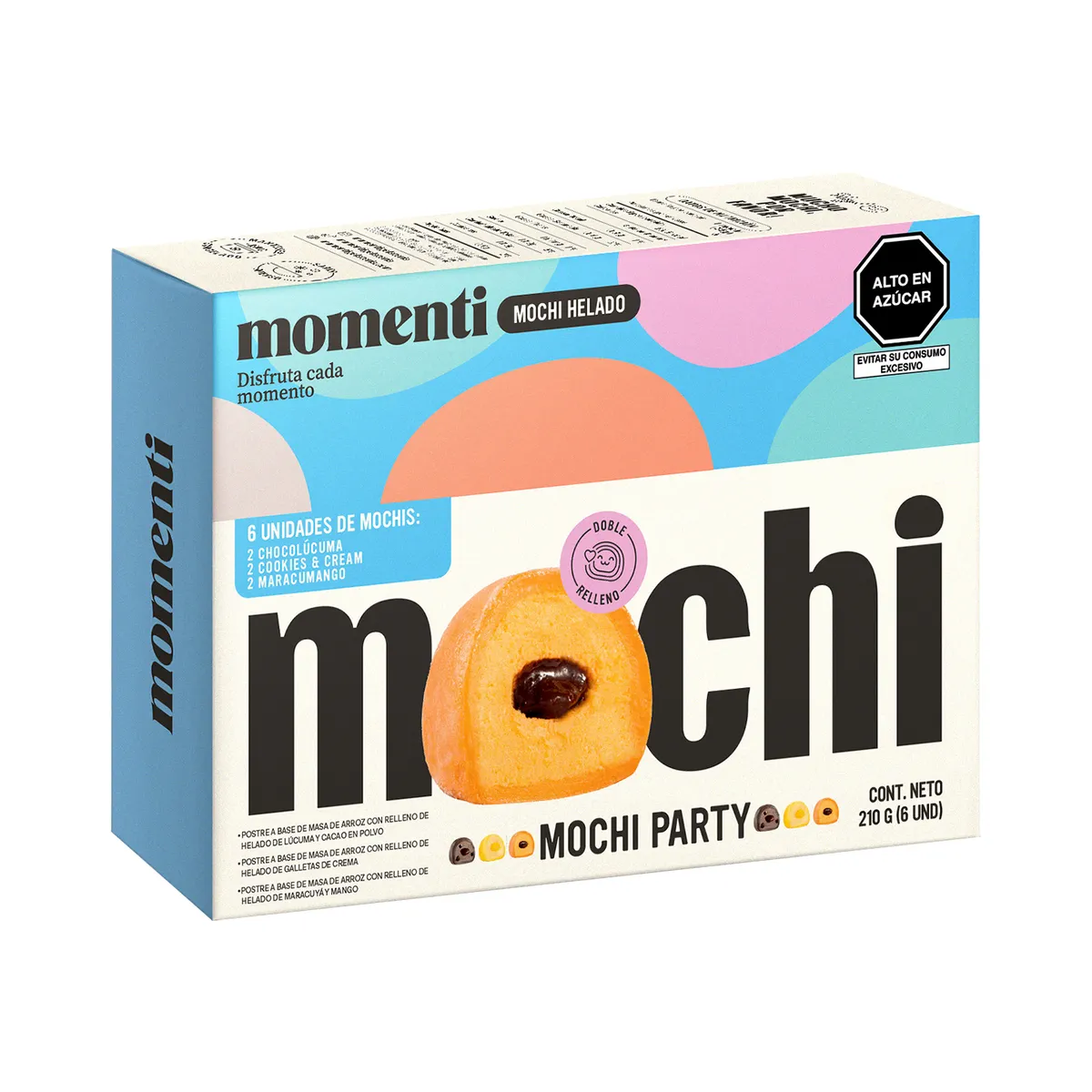 MOMENTI - Mochi Momenti Party Mix Sabores Caja 210 g