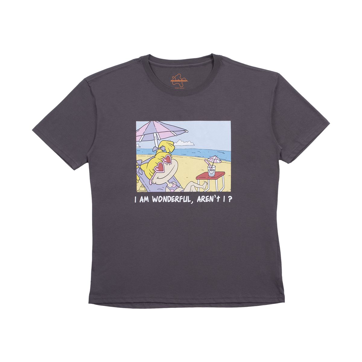 NICKELODEON - Polo Manga Corta Oversize Mujer Rugrats