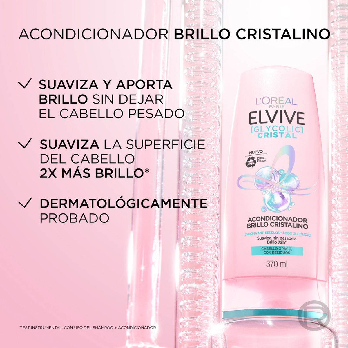 ELVIVE - Acondicionador Elvive Glycolic Crystal Envase 680 mL