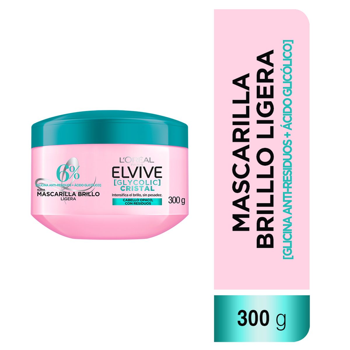 ELVIVE - Tratamiento Elvive Glycolic Crystal Envase 300 g