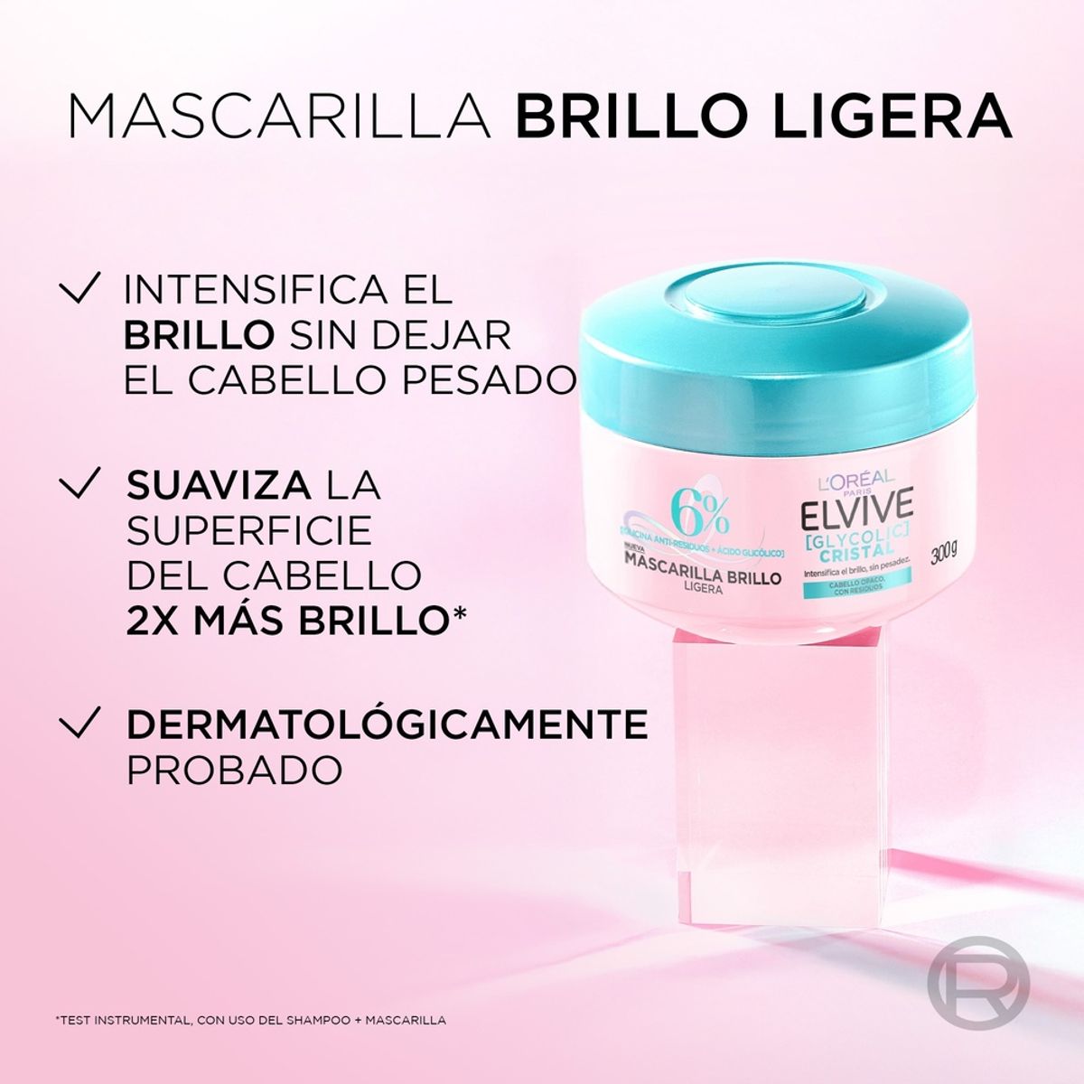 ELVIVE - Tratamiento Elvive Glycolic Crystal Envase 300 g