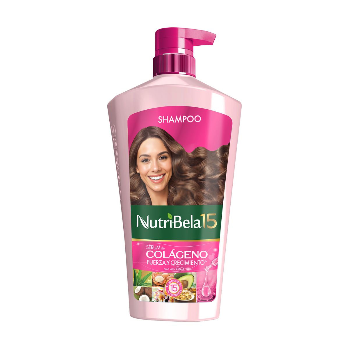 NUTRIBELA - Shampoo Nutribela Sérum de Colágeno Envase 750 mL