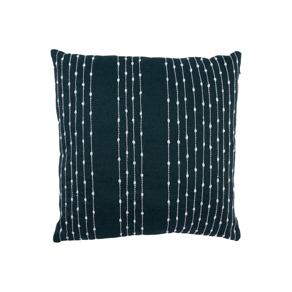 CASA JOVEN - Cojín Deco Stripes 40X40 Esmeralda