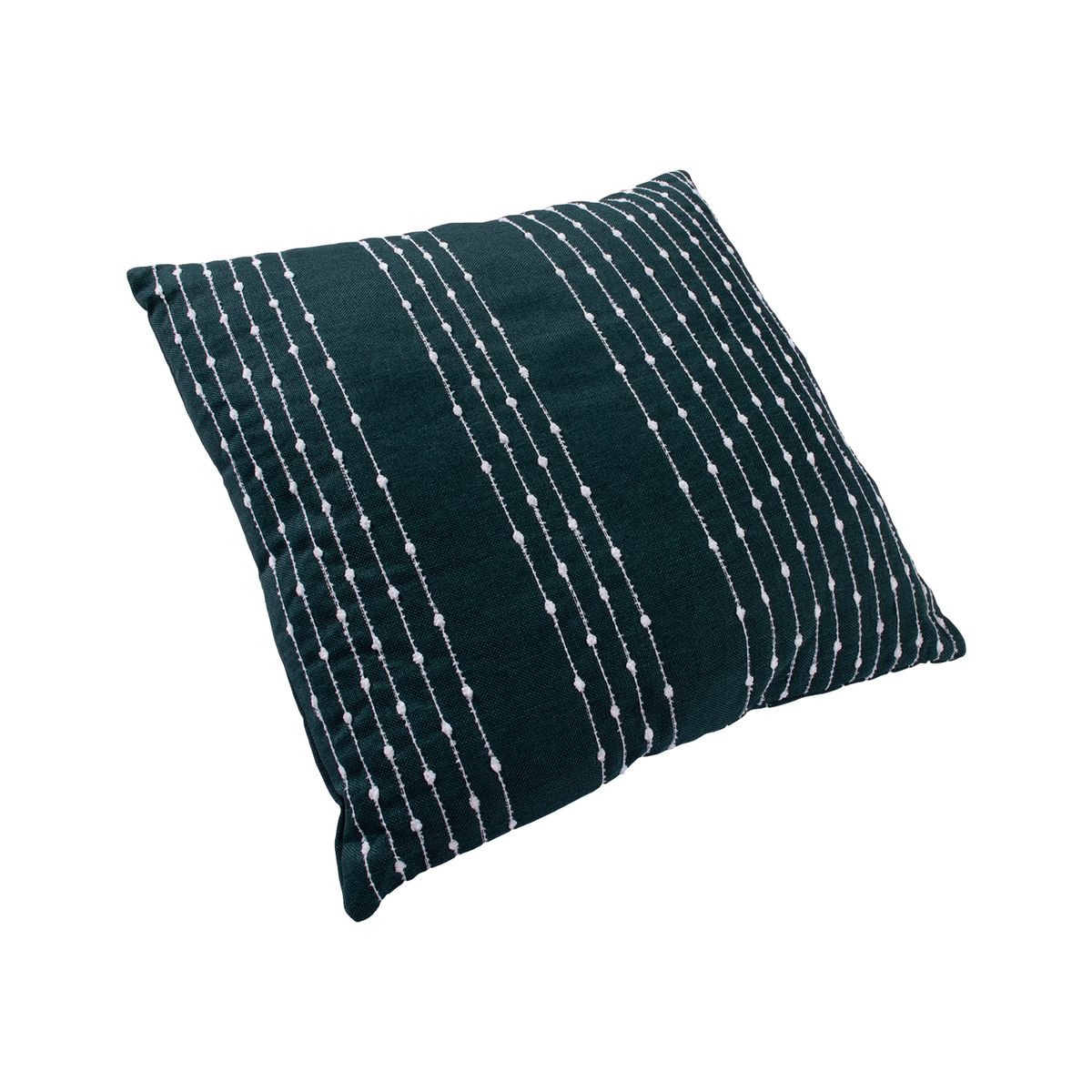 CASA JOVEN - Cojín Deco Stripes 40X40 Esmeralda