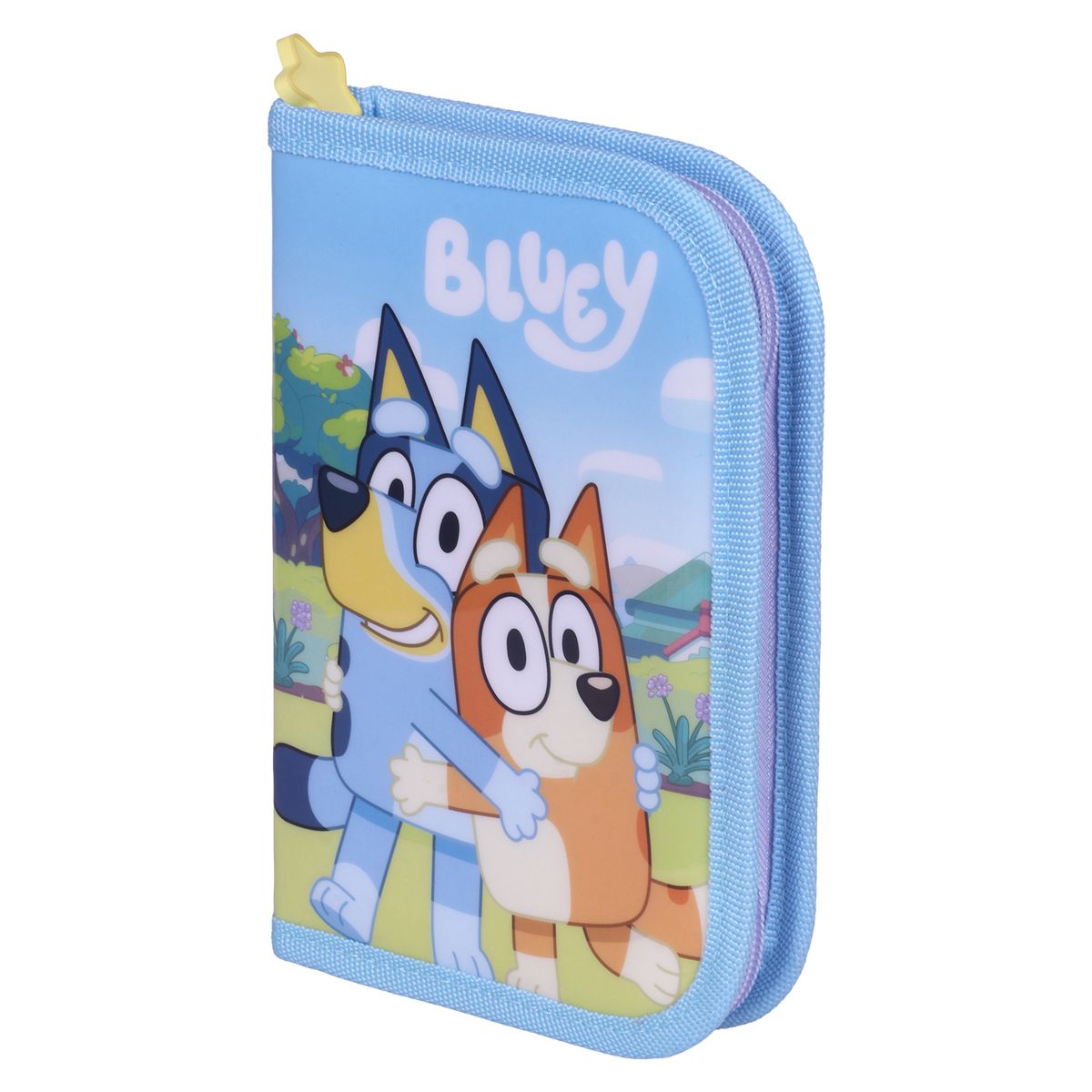 ARTESCO - Cartuchera Tipo Libro Promocional + Plumones Bluey