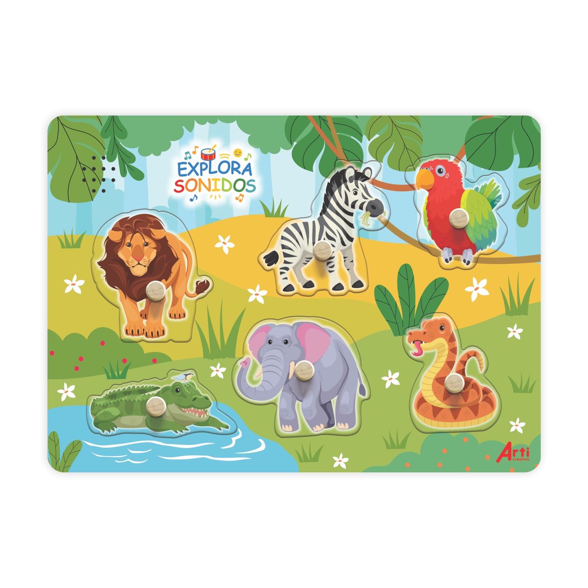  - Juego de Encaje Musical La Jungla