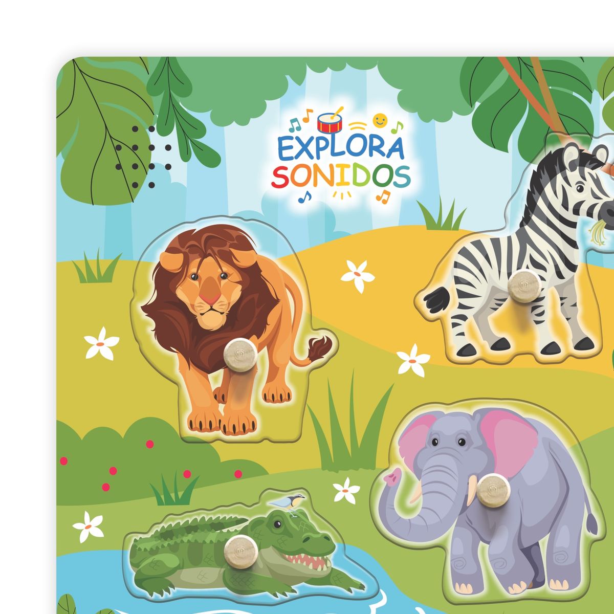  - Juego de Encaje Musical La Jungla