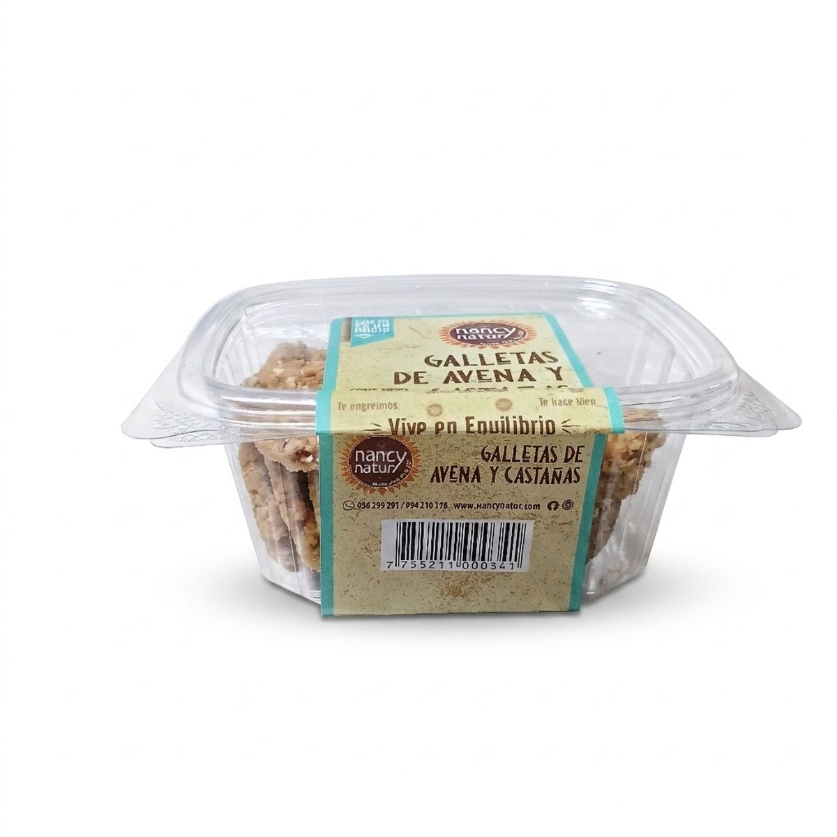 NANCY NATUR - Galletas Nancy Natur Avena Y Castañas Envase 145 g