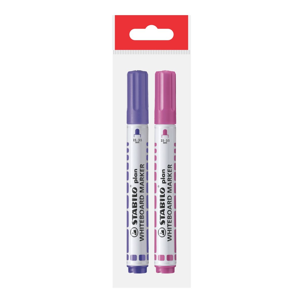  - Stabilo Plan Poly Morado/Fucsia 2 Und