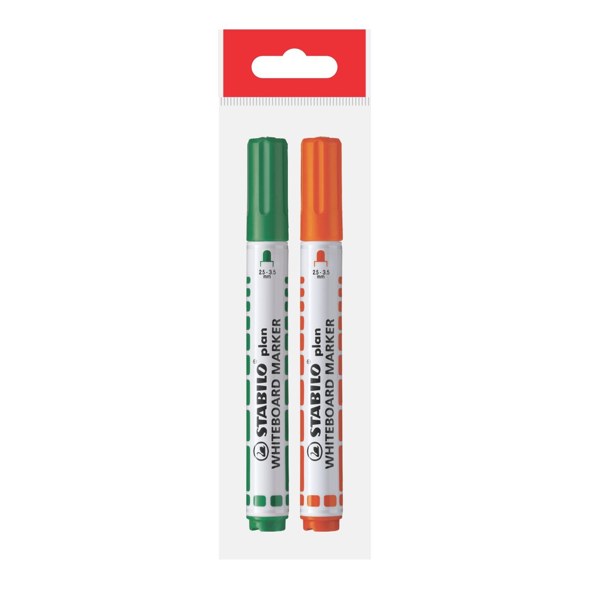  - Stabilo Plan Poly Verde/Naranja 2 Und