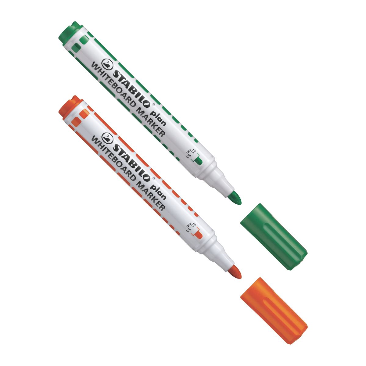  - Stabilo Plan Poly Verde/Naranja 2 Und