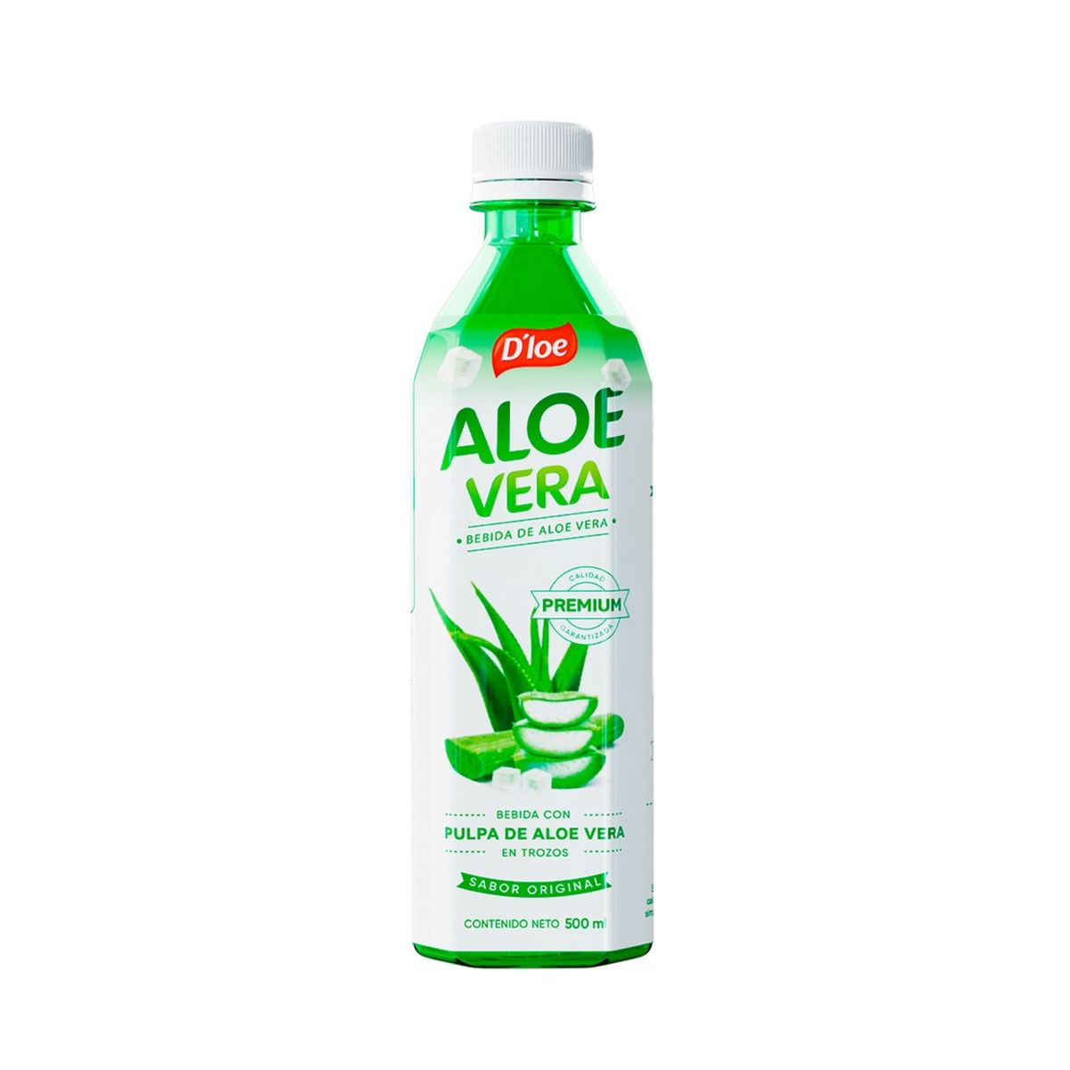 D LOE - Bebida de Aloe Vera D Loe Botella 500 mL
