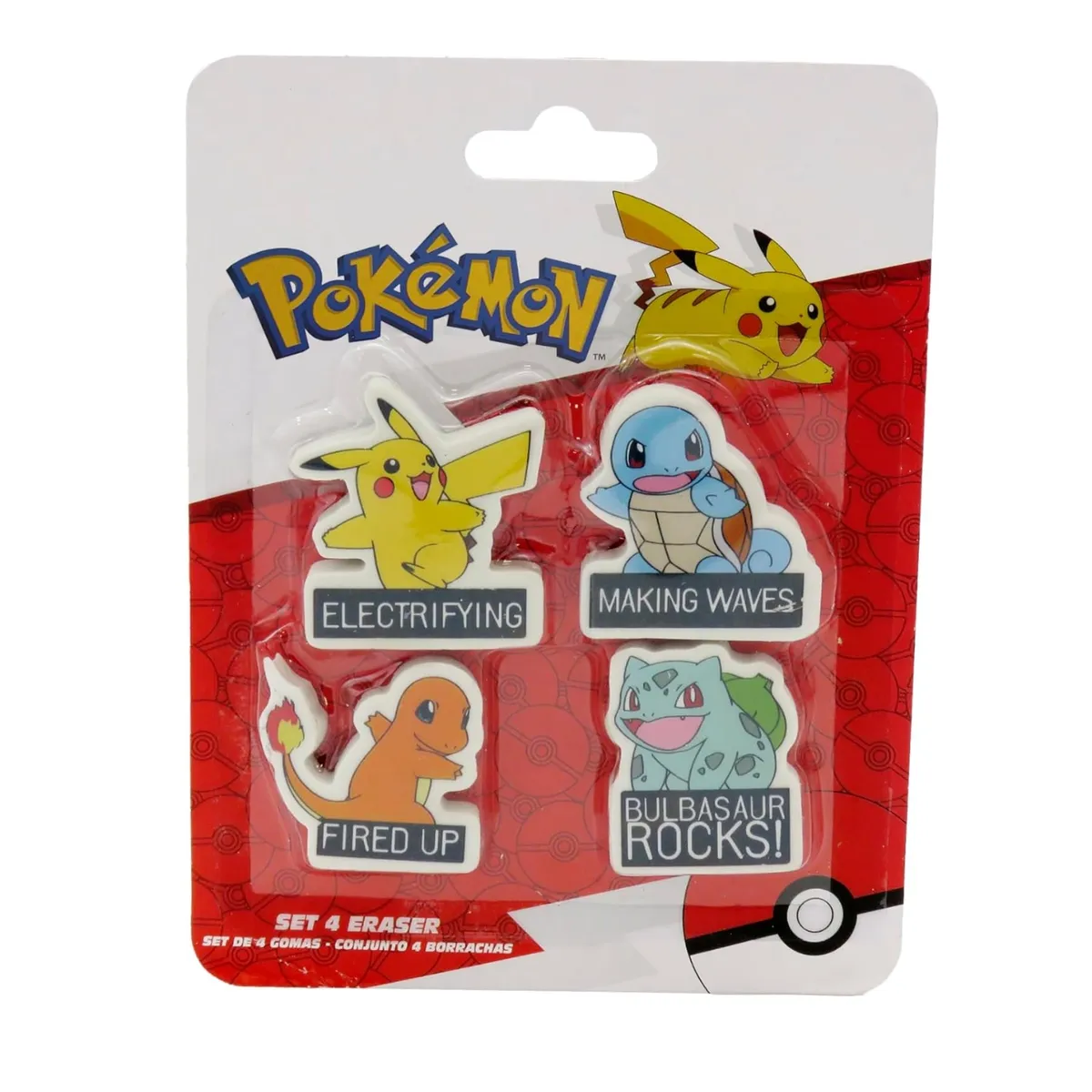 POKEMON - Set Pokémon de 4 Borradores