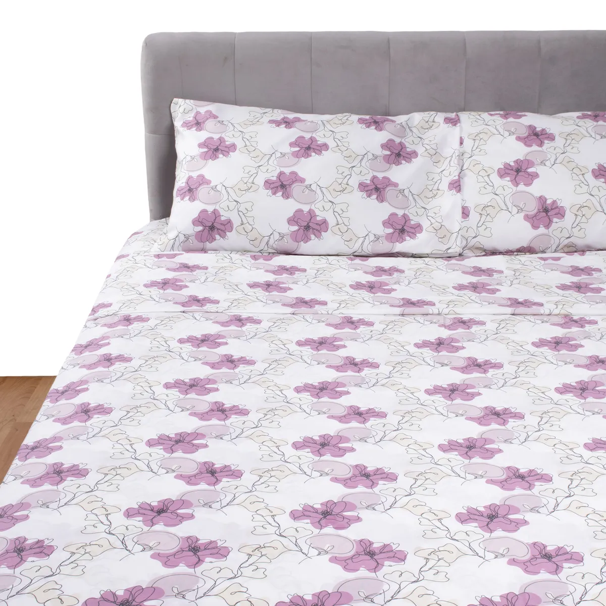 PRECIO UNO - Juego de Sábanas Est 2Plz Berry Pu