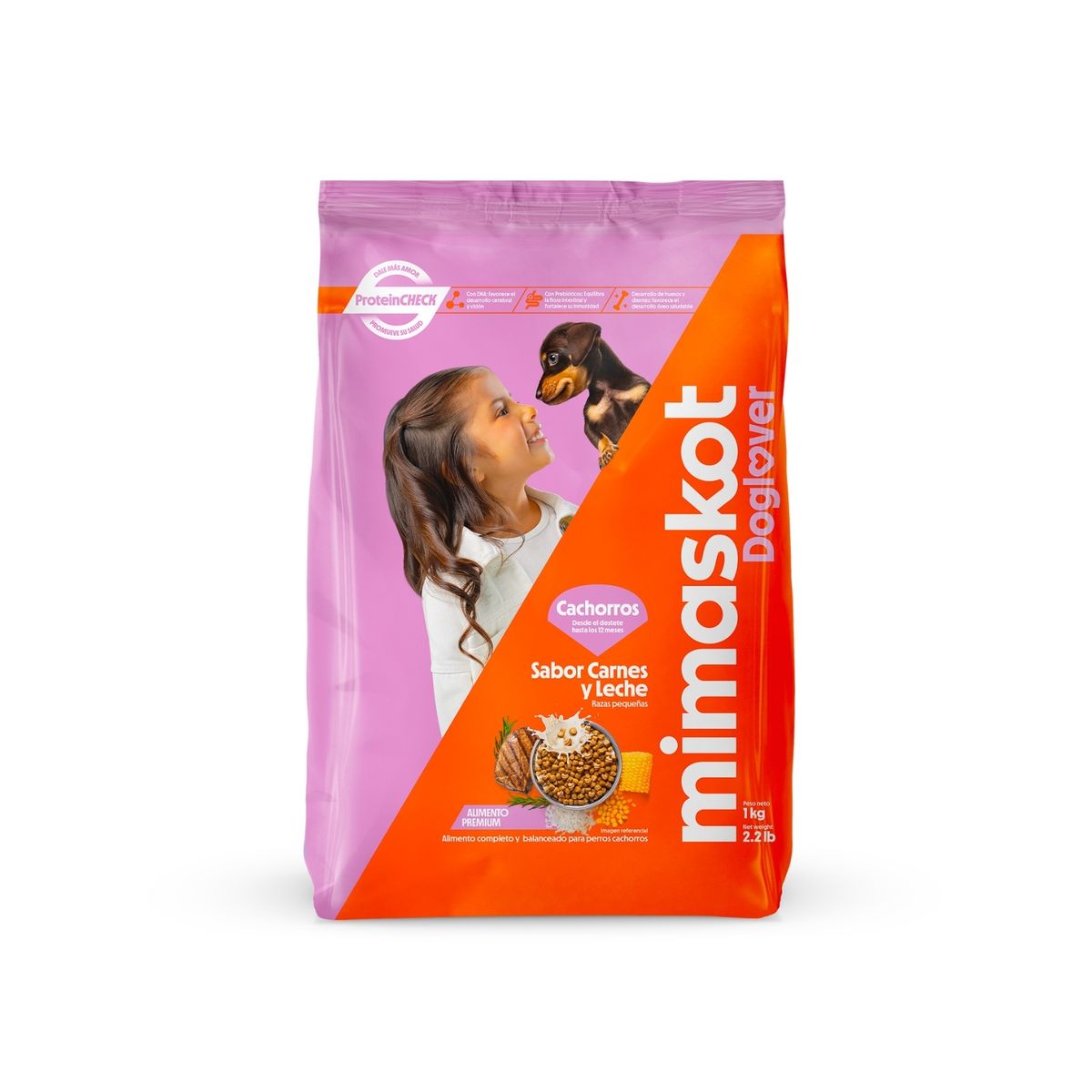MIMASKOT - Alimento Seco Cachorros Pequeños Mimaskot Bolsa 1 Kg