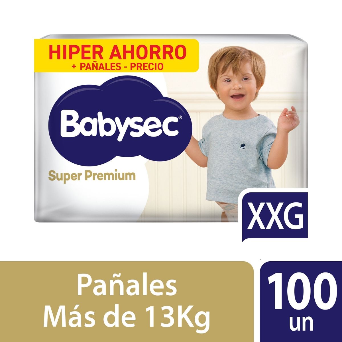 BABYSEC - Pañales Babysec Super Premium Talla XXG Empaque 100 Und