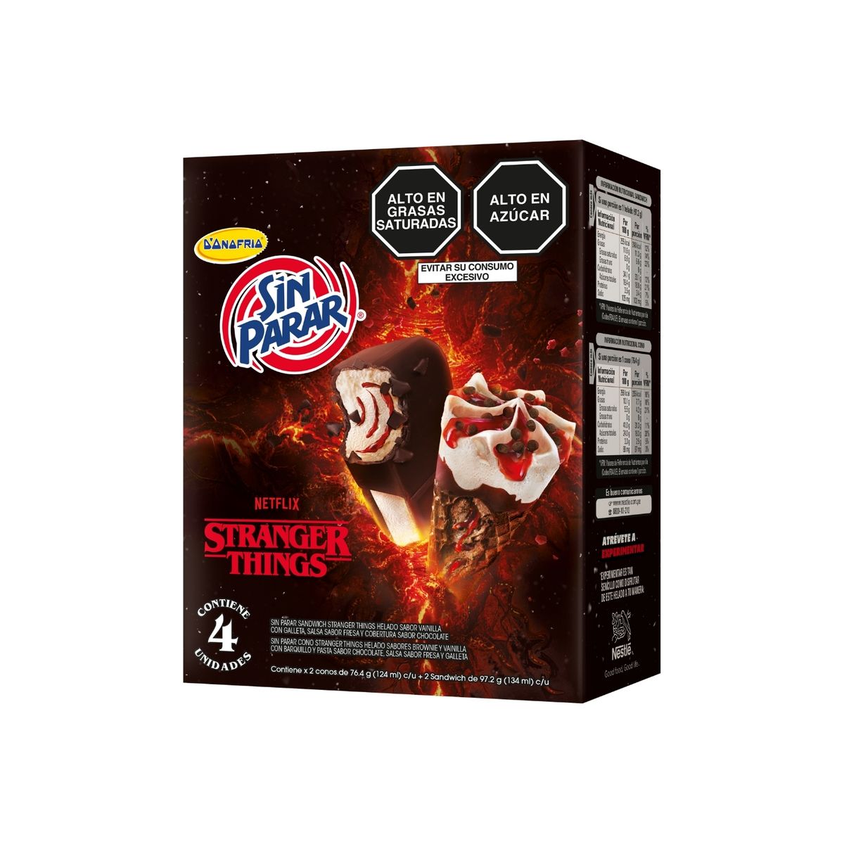 DONOFRIO - Helado Donofrio Stranger Things 2 Sin Parar + 2 Sandwich