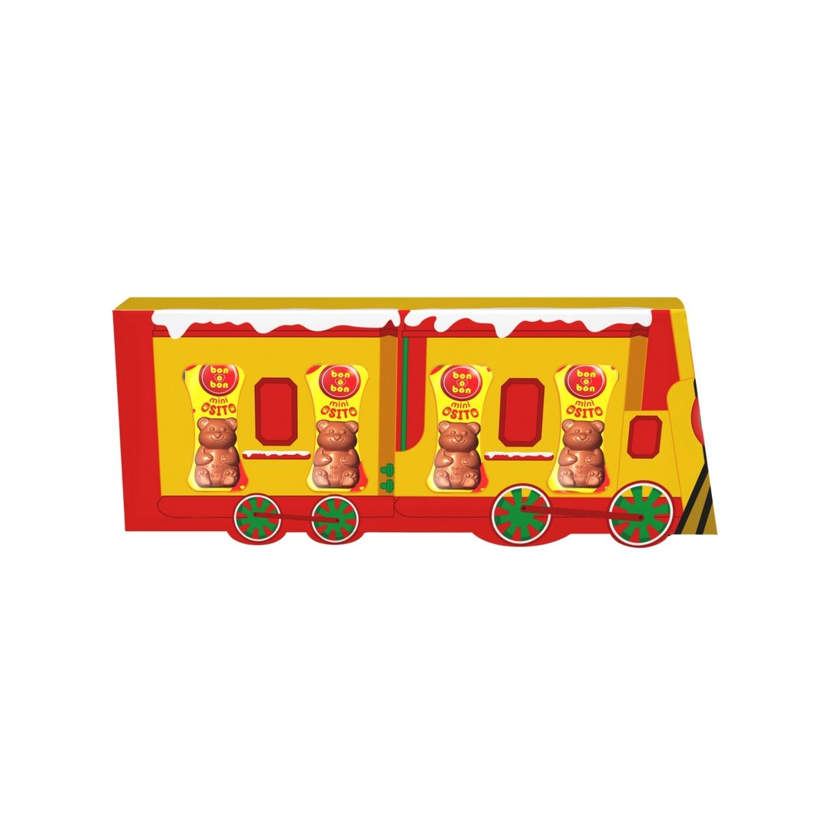 BON O BON - Chocolate Mini Osito Bon o Bon Tren Caja 30 g