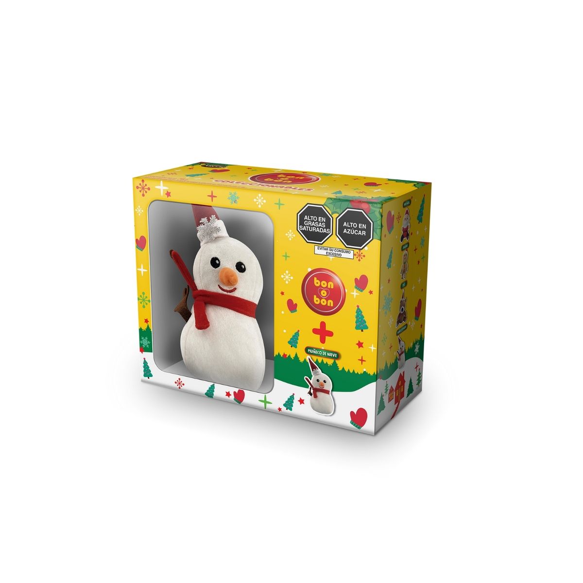 BON O BON - Bombones Bon o Bon 75 g + Peluche Navideño