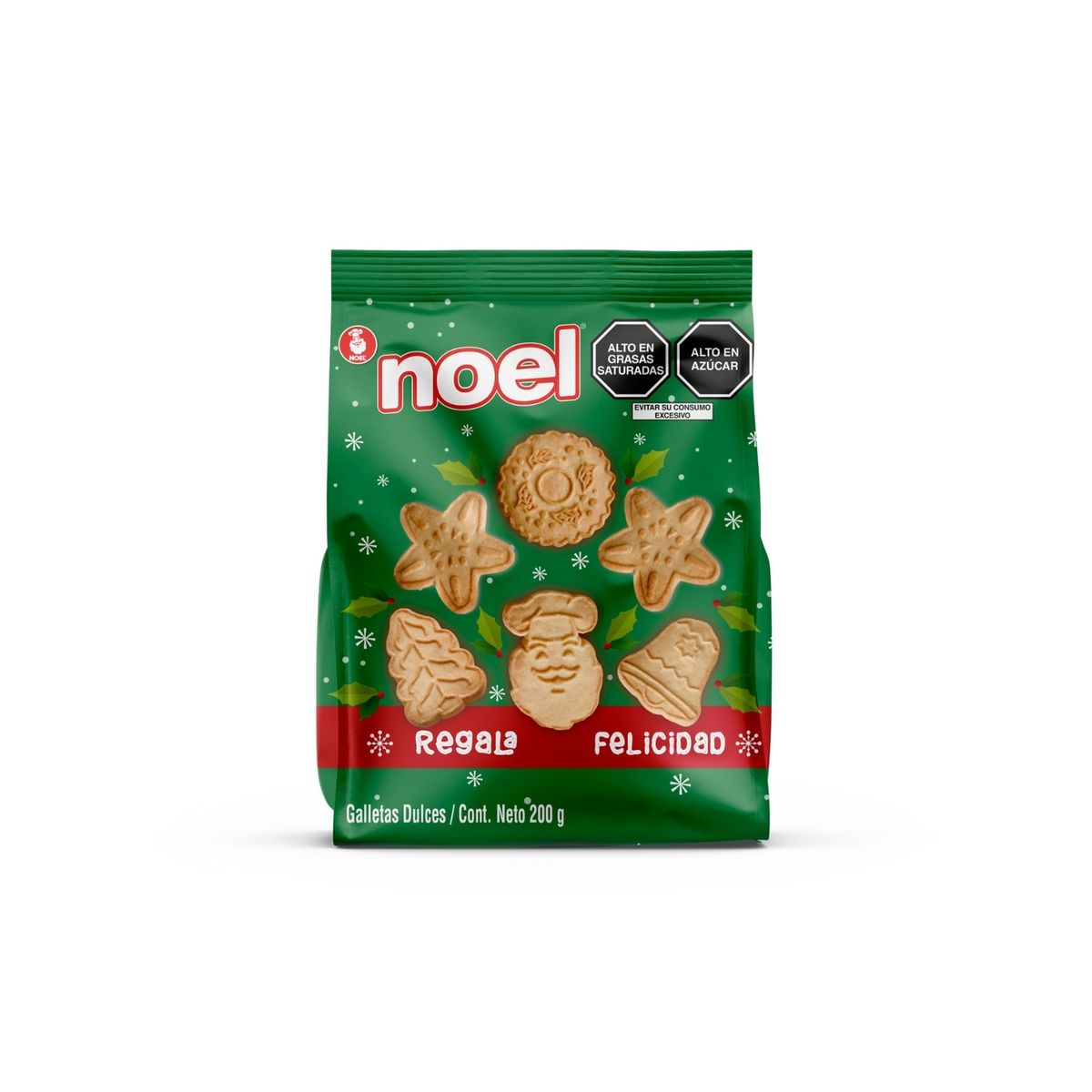 NOEL - Galletas Noel Noche Buena Bolsa 200 g