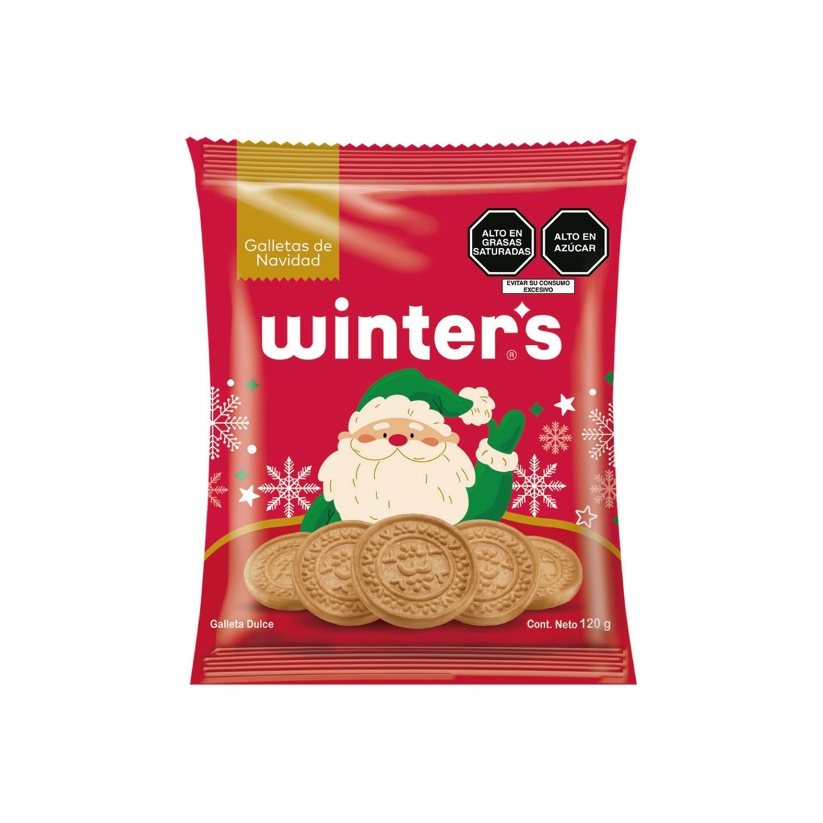 WINTERS - Galleta Navidad Winters Bolsa 120 g
