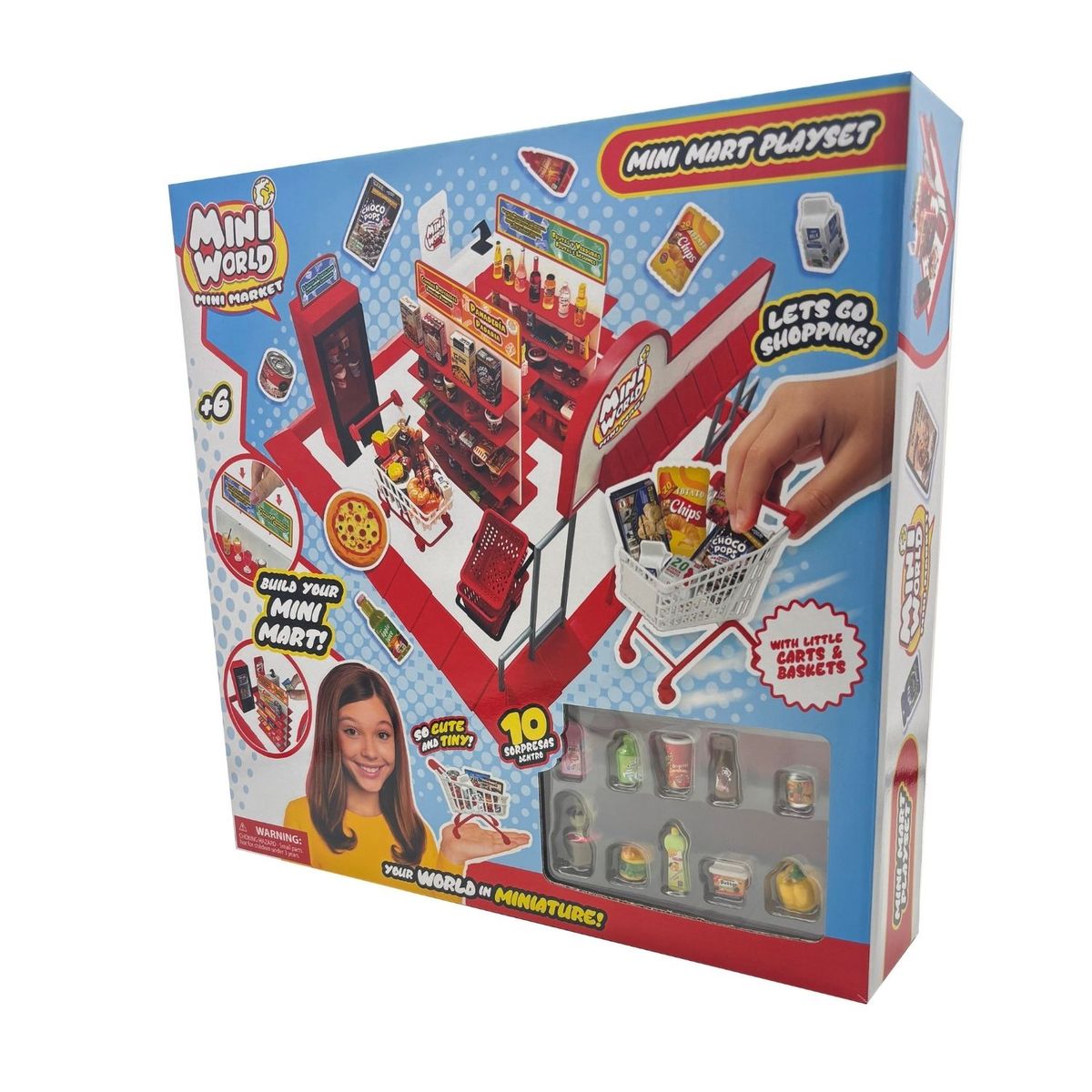 MINIWORLD - Mini World Set de Supermercado
