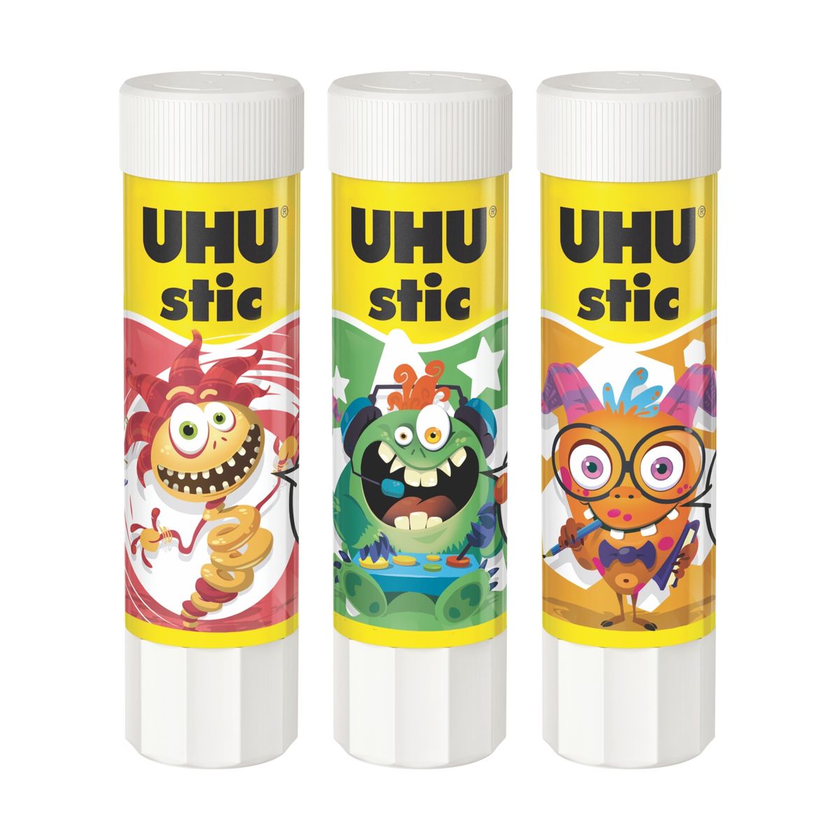 UHU - UHU Stick en Barra 3 x 8 g BTS