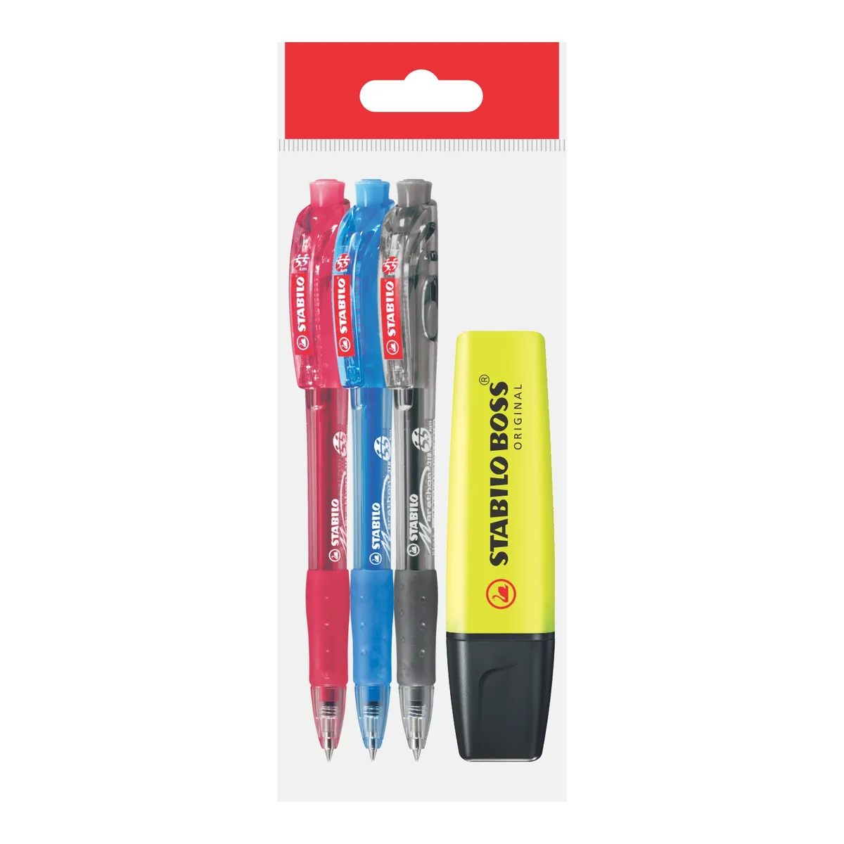 STABILO - Stabilo Pack Marathon x3 + Resaltador Boss