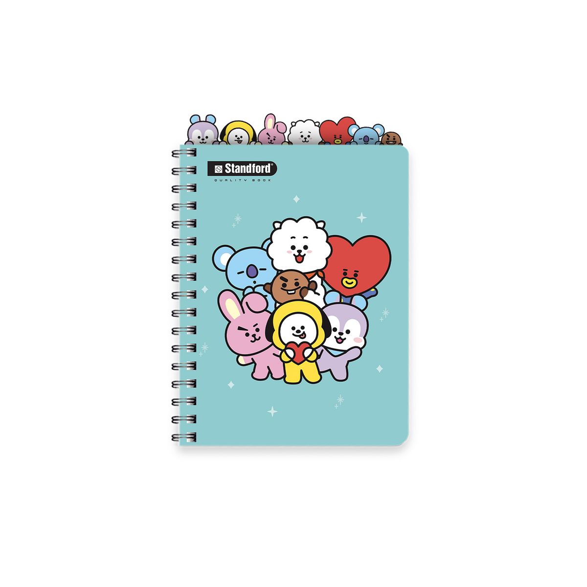 STANDFORD - Cuaderno Anillado Standford A5 160 Hojas Quality BT21