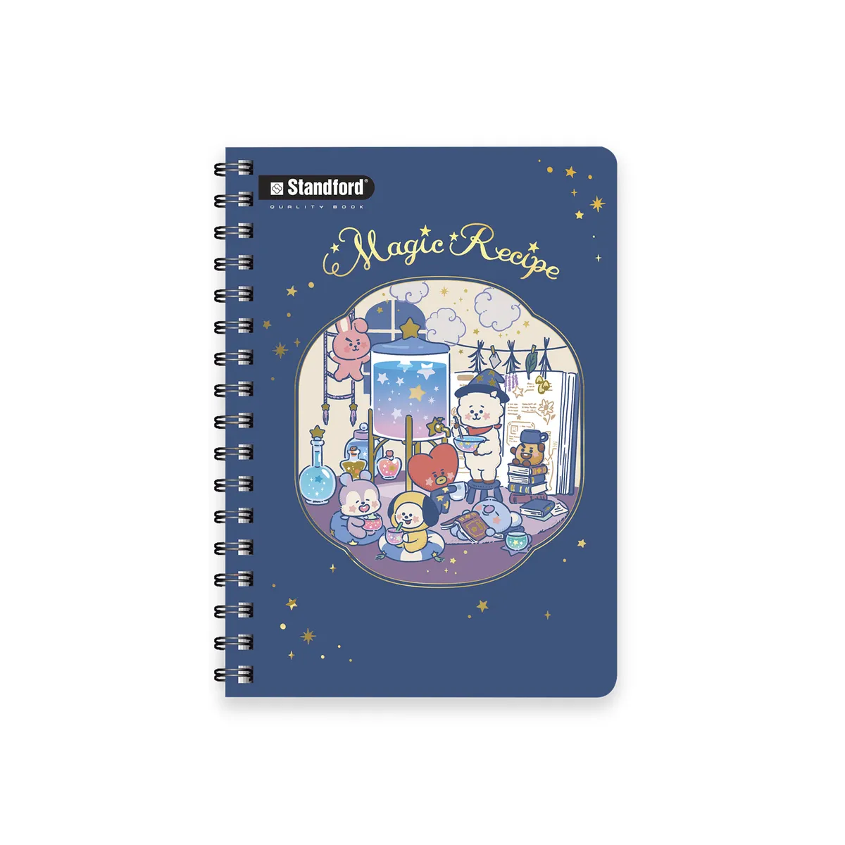 STANDFORD - Cuaderno Anillado Standford B5 120 Hojas Quality BT21 S1