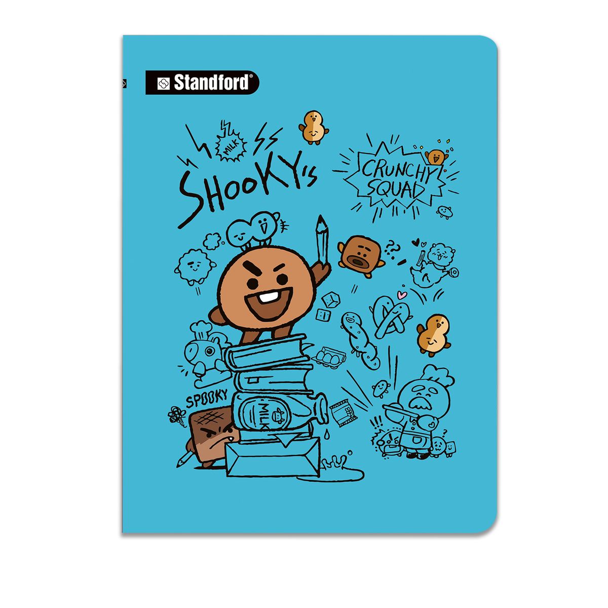 STANDFORD - Cuaderno Standford 80 Hojas BT21 Cuadriculado M R