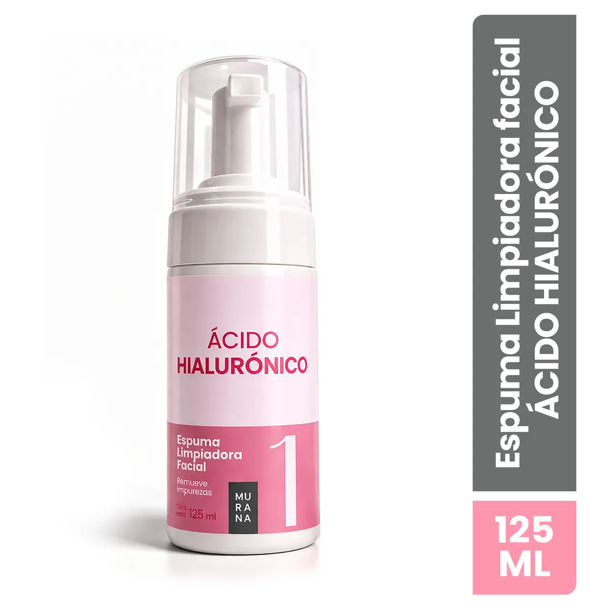 MURANA - Espuma Limpiadora Facial Ácido Hialurónico Murana Envase 125 mL