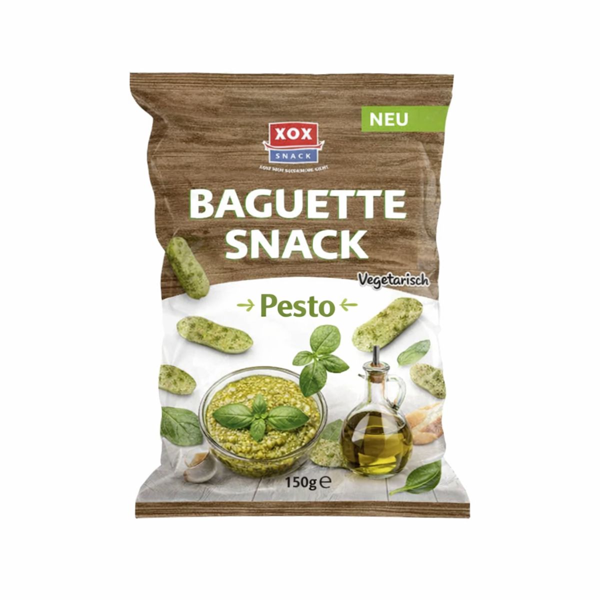  - Snack Baguette Pesto Xox Bolsa 150 g
