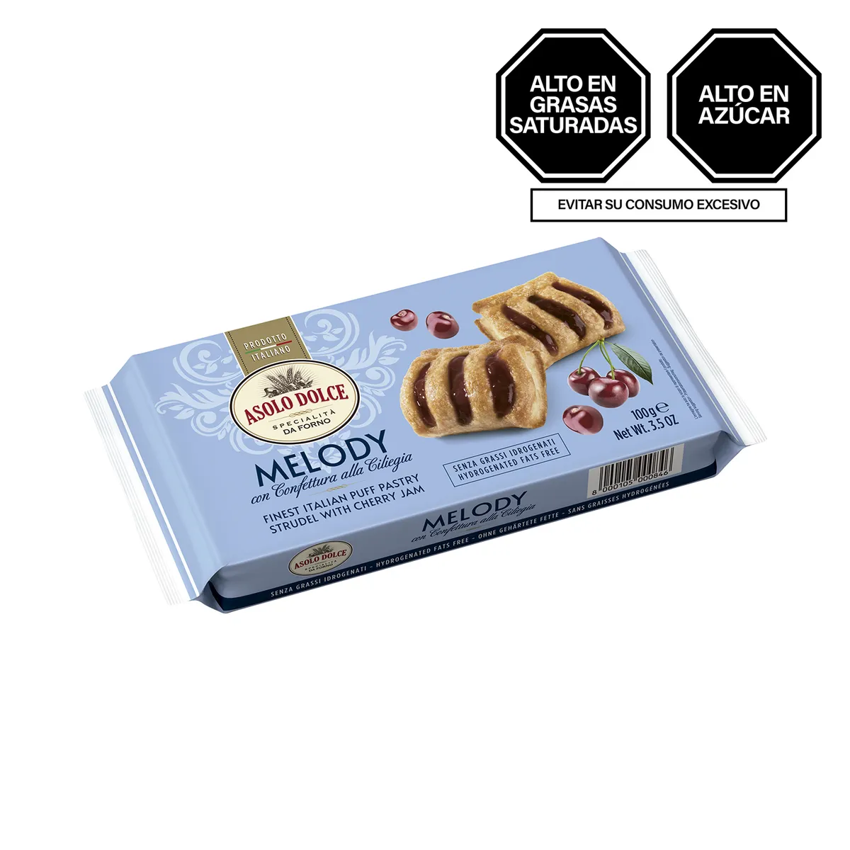 ASOLO DOLCE - Melody de Fresa Asolo Dolce Empaque 100 g