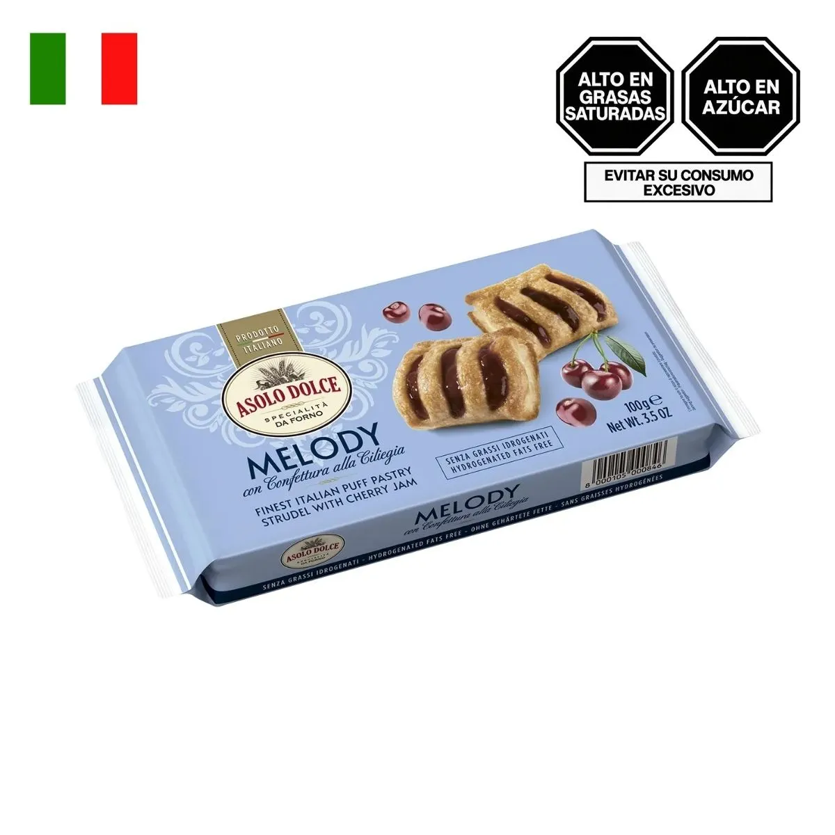 ASOLO DOLCE - Melody de Fresa Asolo Dolce Empaque 100 g