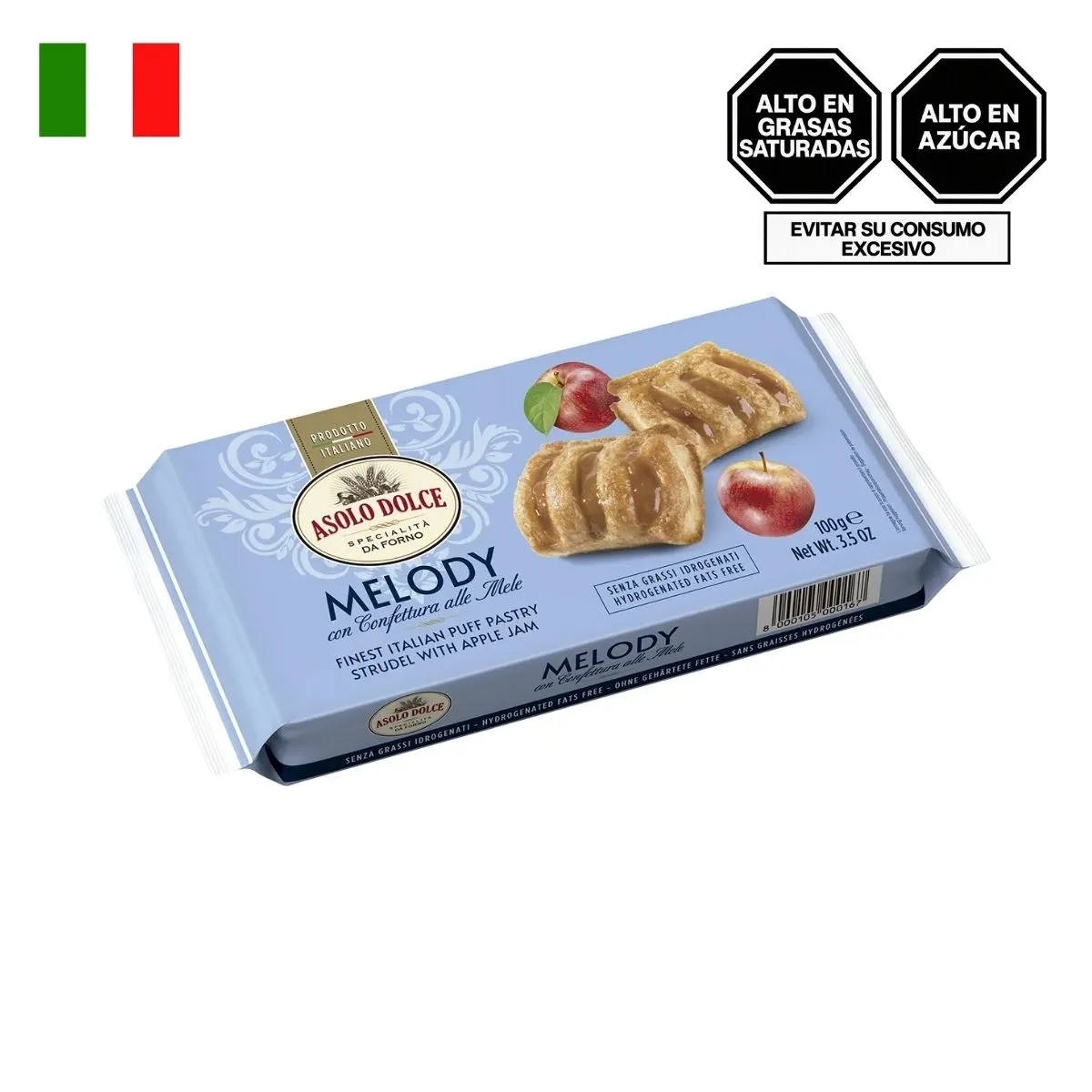 ASOLO DOLCE - Melody de Manzana Asolo Dolce Empaque 100 g