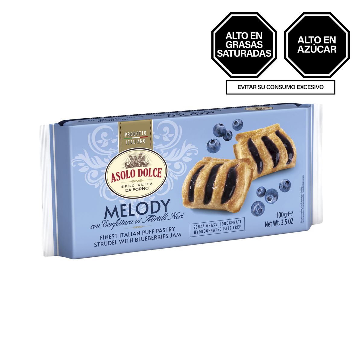 ASOLO DOLCE - Melody con Arándanos Asolo Dolce Empaque 100 g