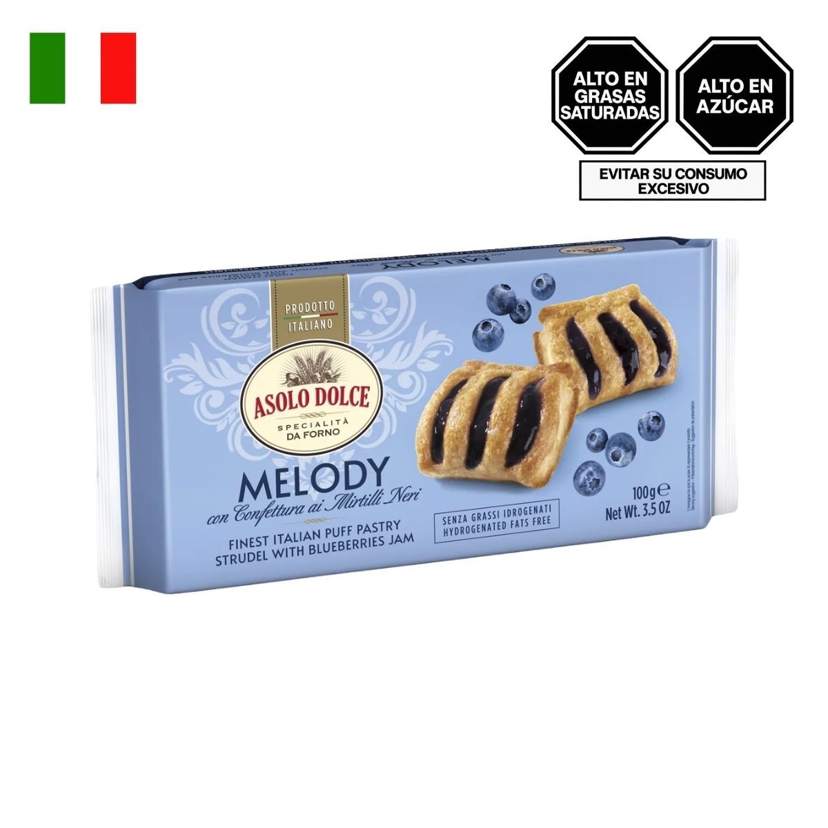 ASOLO DOLCE - Melody con Arándanos Asolo Dolce Empaque 100 g