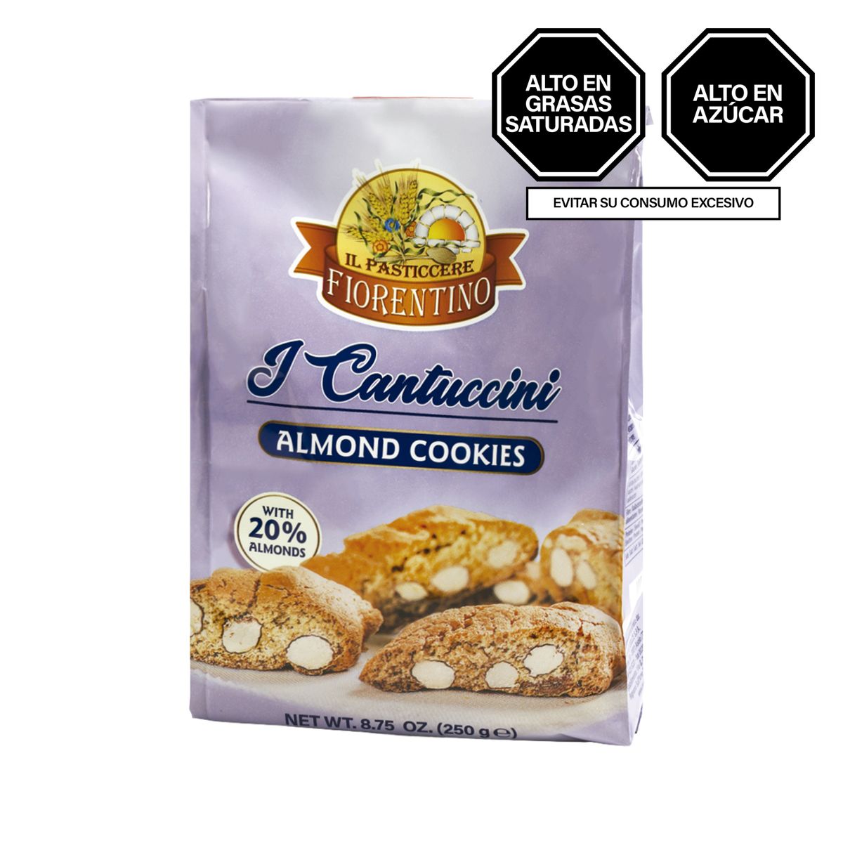 IL PASTICCERE FIORENTINO - Cantuccini de Almendras Il Pasticcere Fiorentino Bolsa 250 g
