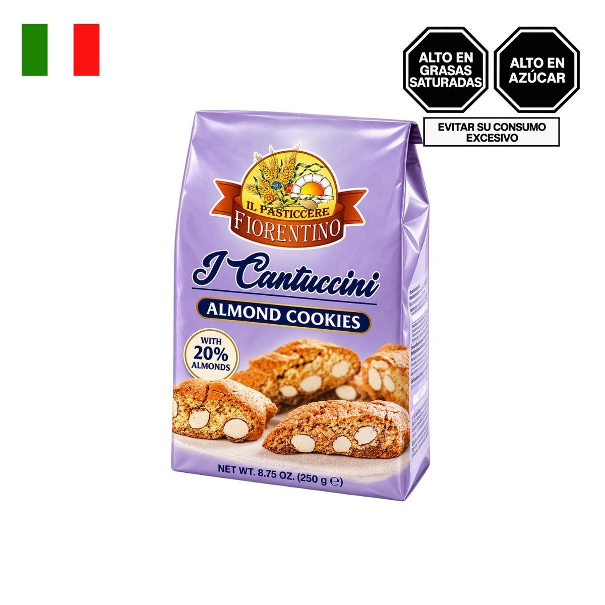 IL PASTICCERE FIORENTINO - Cantuccini de Almendras Il Pasticcere Fiorentino Bolsa 250 g