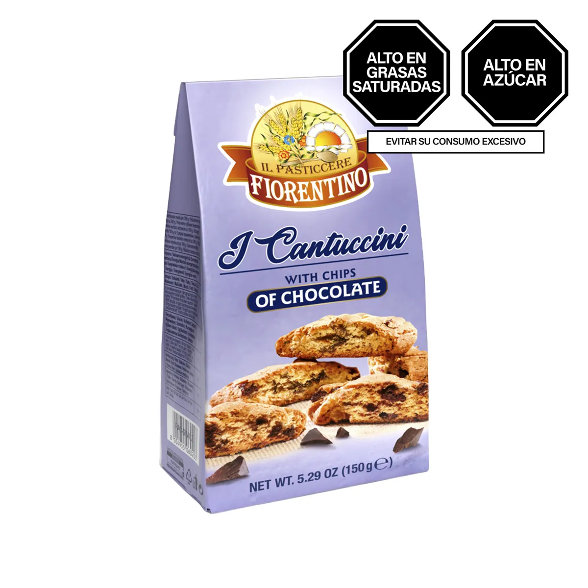 IL PASTICCERE FIORENTINO - Cantuccini de Chocolate Il Pasticcere Fiorentino Bolsa 150 g