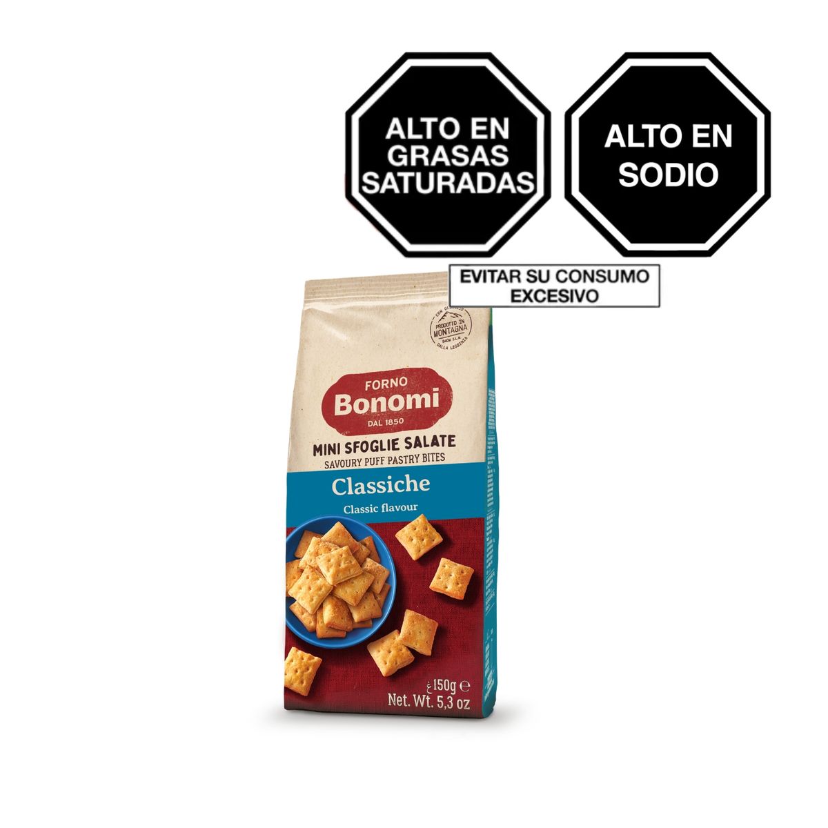 FORNO BONOMI - Mini Sfoglie Clásicas Forno Bonomi Empaque 150 g