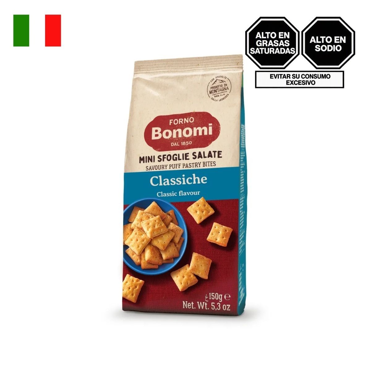 FORNO BONOMI - Mini Sfoglie Clásicas Forno Bonomi Empaque 150 g